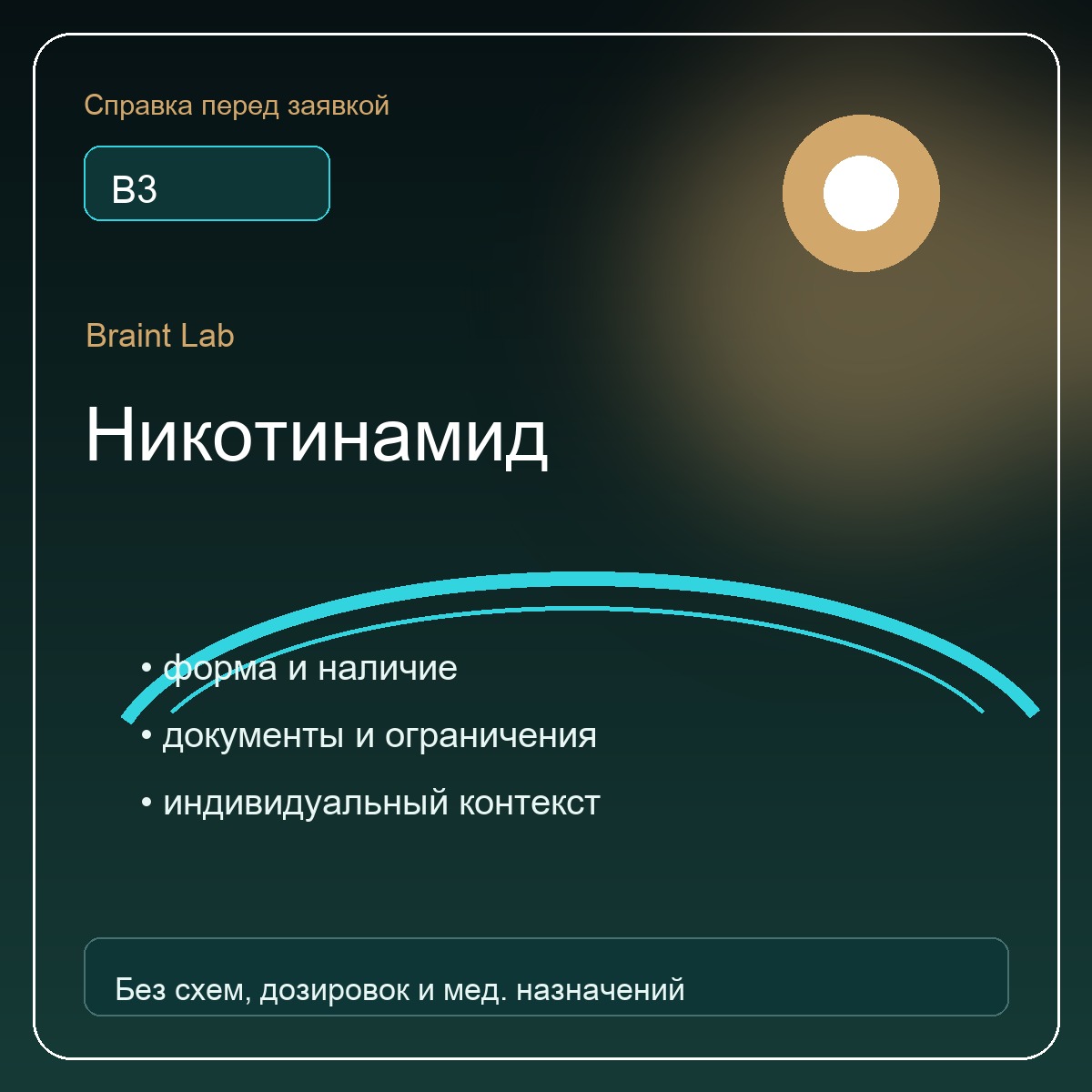 Справочная карточка Никотинамид
