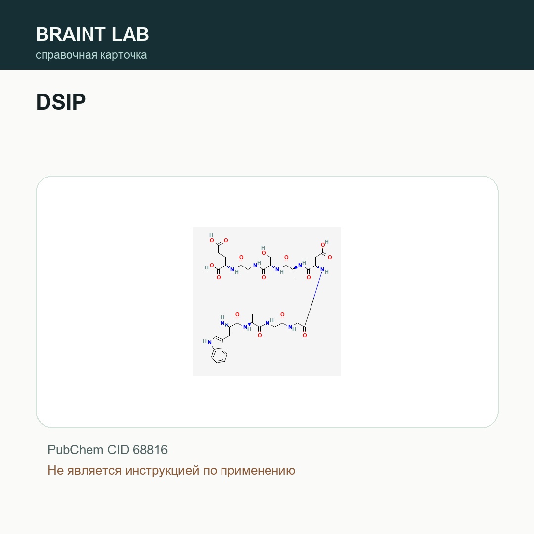 Справочная карточка DSIP